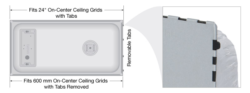 Removable Sizing Tabs