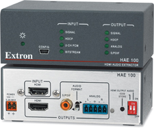 Extron Now Shipping HDMI Audio De-Embedder