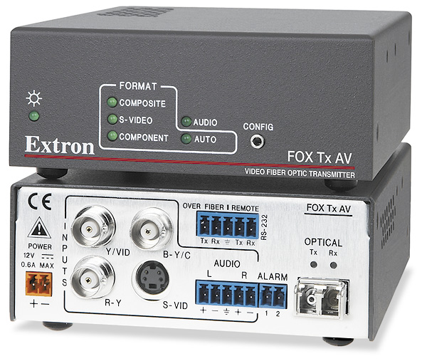 FOX AV Fiber Optic transmitter-receiver extender set