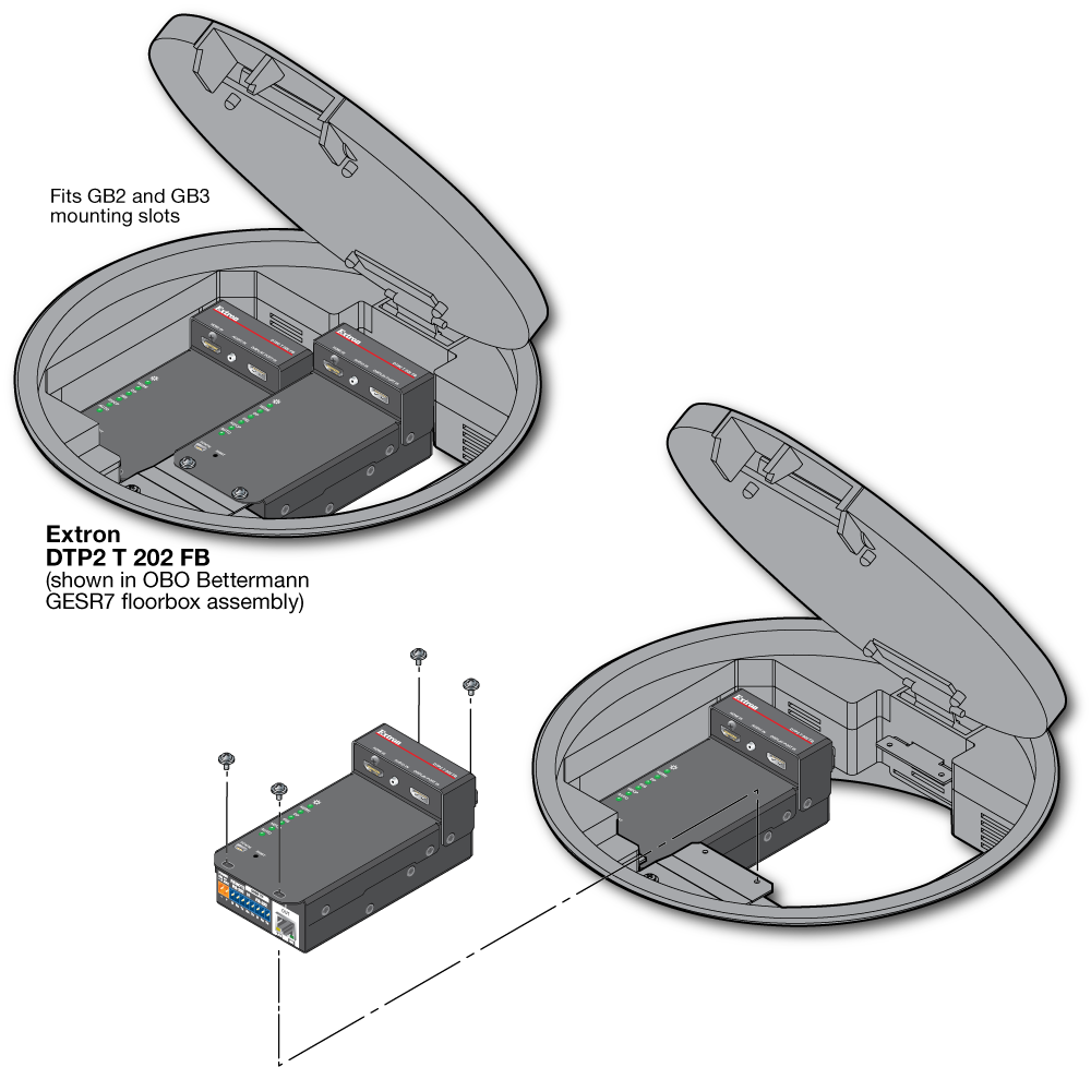 Floor Box Mounting Diagram