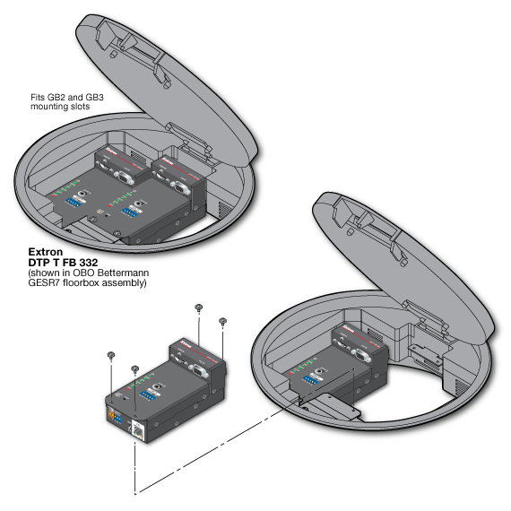 Floor Box Mounting Diagram