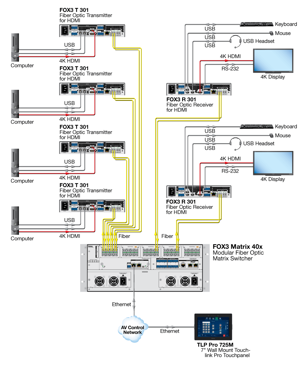 FOX3 Matrix 40x Diagram