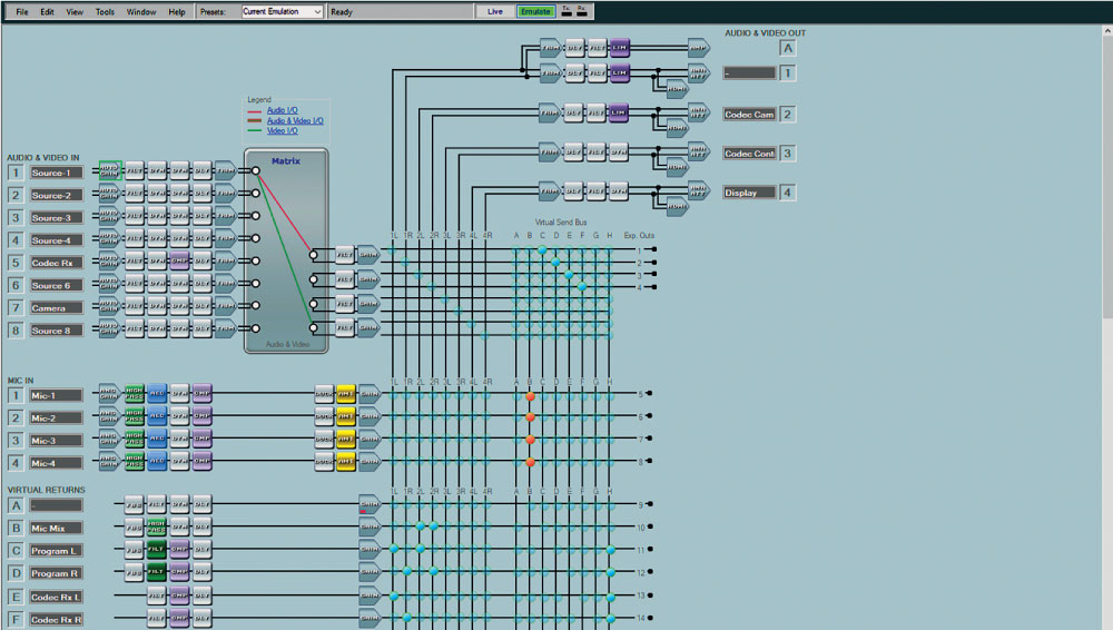 DSP Configurator Software Screen Shot