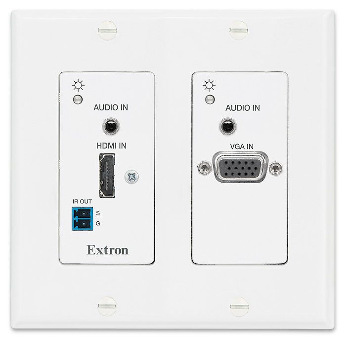 DTP T UWP 332 D (front)<br /><span class="text-error small-text">Extron XTP DTP 24 shielded twisted pair cable is strongly recommended</span>