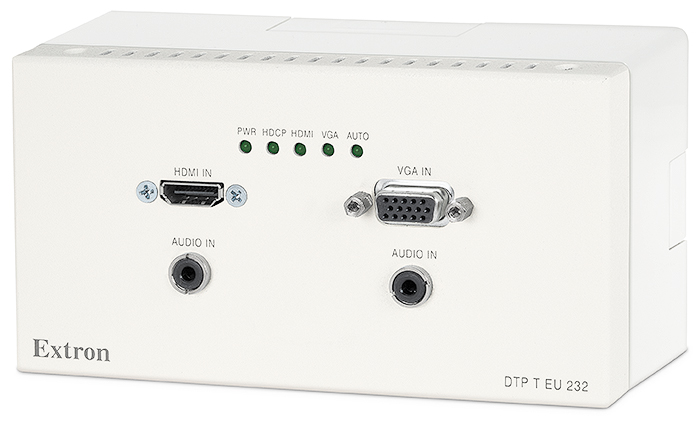 EWB 212 enclosures shown with DTP T EU 232 Transmitter