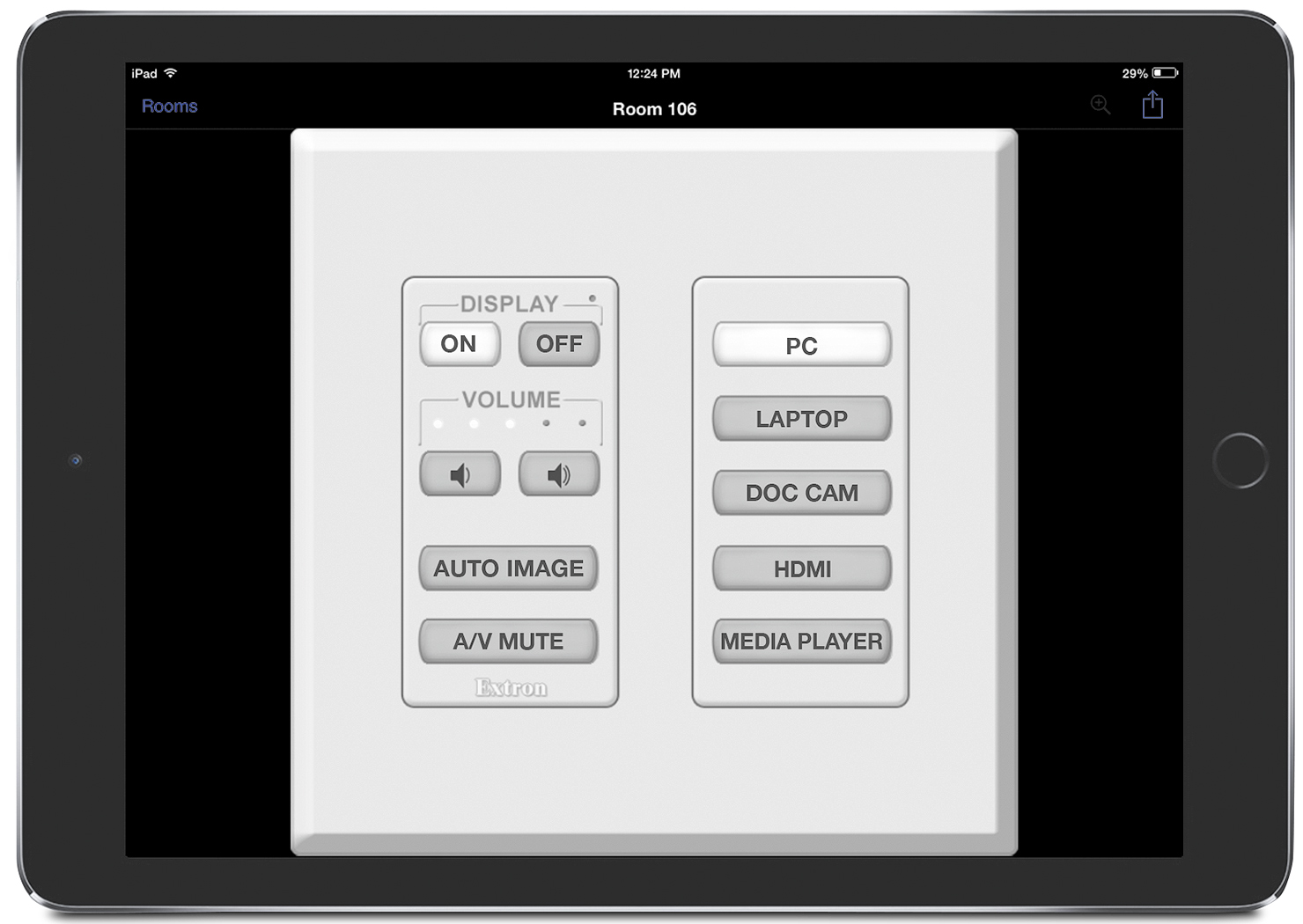 Extron Control for iOS