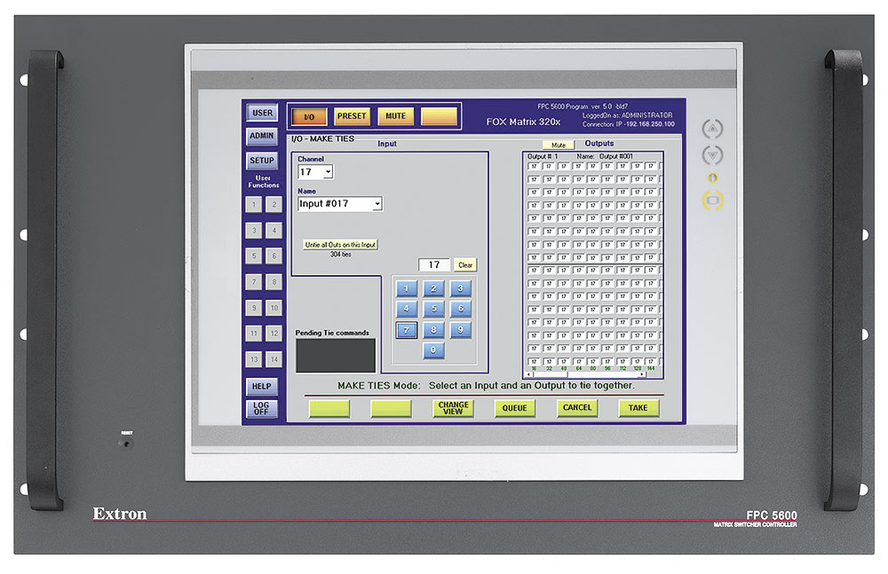 Switching control and connection information