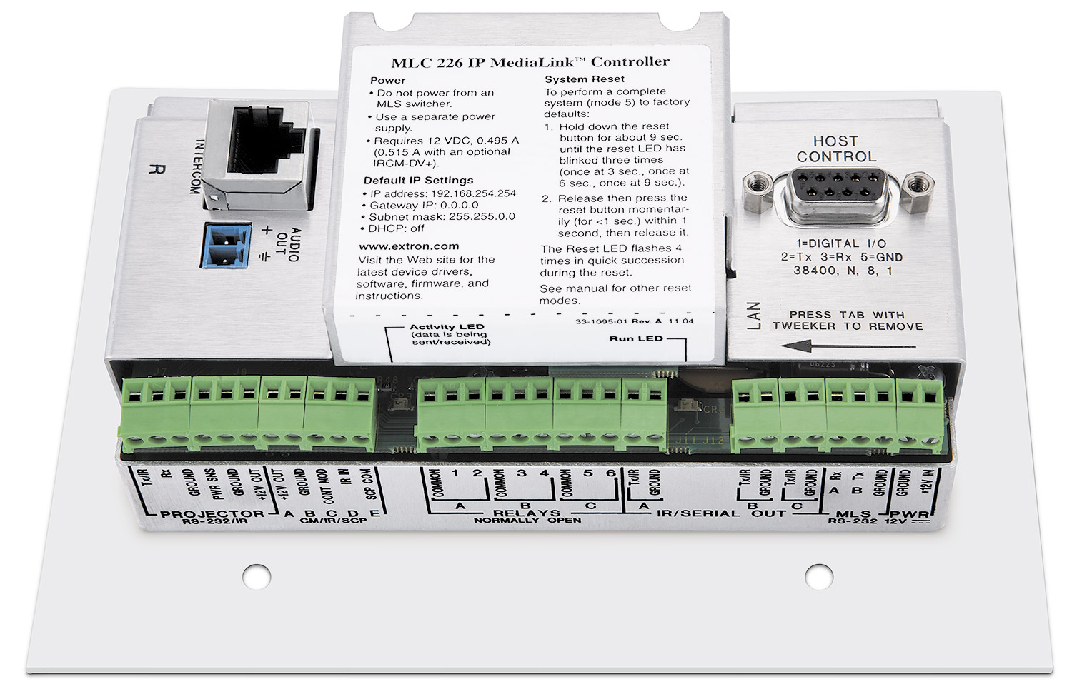 MLC 226 IP Back View