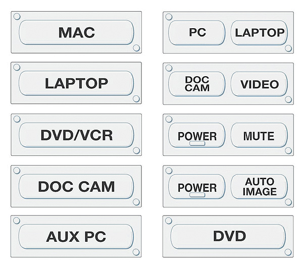 MLC 62 Button Kits - English