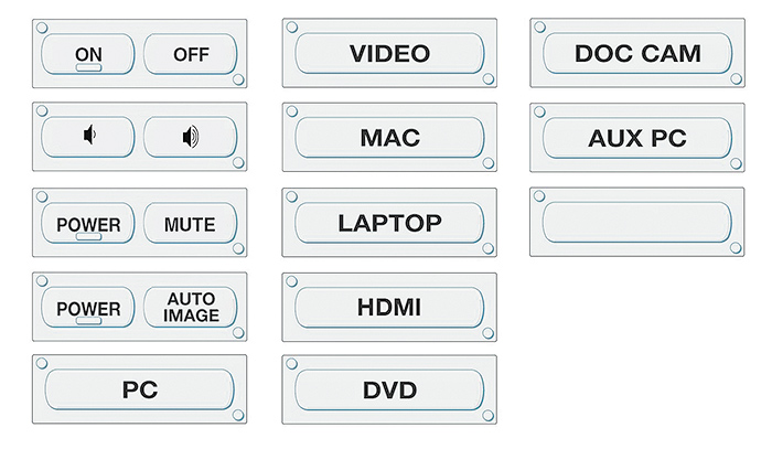 MLC 62 IR D Buttons