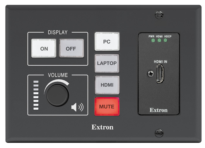 MLM 100 D - Black<br/> Shown with optional MLC Plus 100 Controller and HDMI Decorator-Style Module