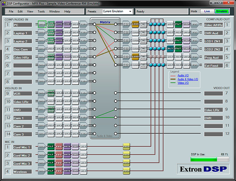 Audio/Video I/O View