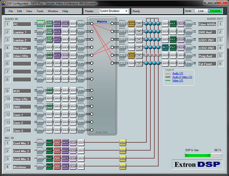 Audio I/O View