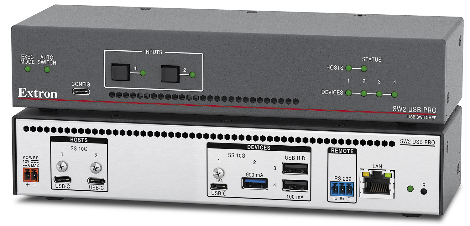 SW2 USB Pro - Two Host & Four Device USB Switcher