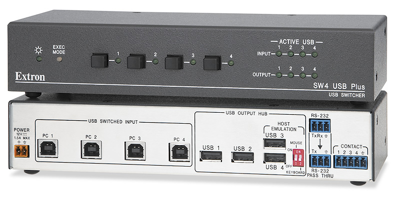 SW4 USB Plus - Four Input USB with Emulation