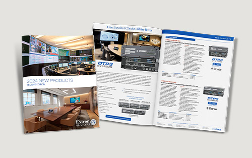 Extron Releases Second Edition of its 2024 New Products Brochure