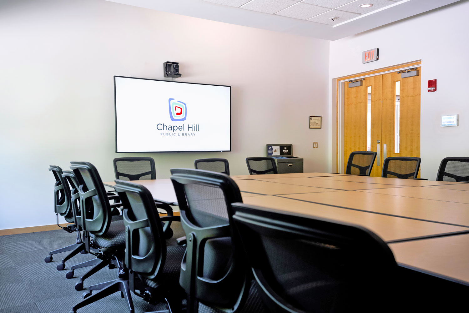 Furniture in the larger meeting rooms can be arranged to suit the event.