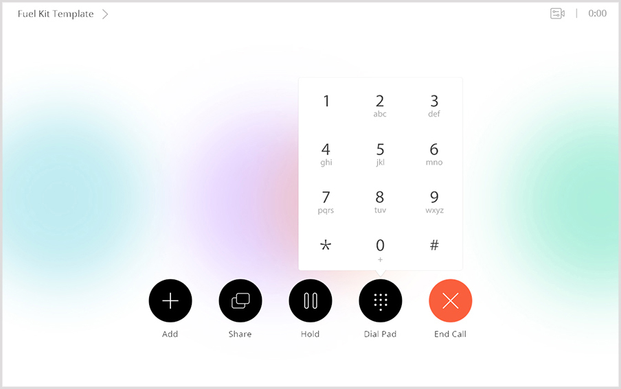 Fuel Template Dial Buttons