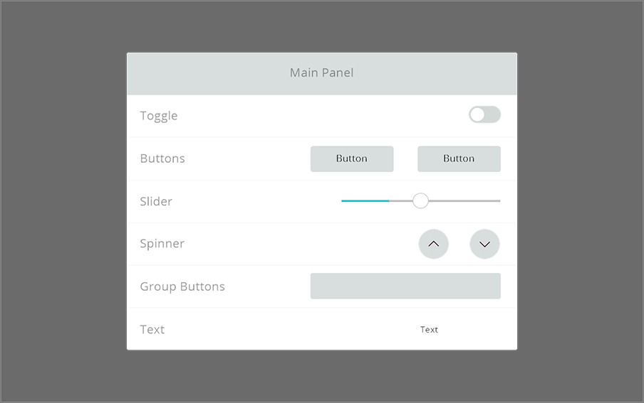 Fuel Template Main Panel