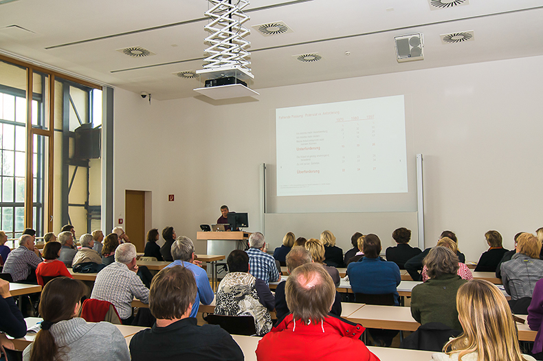 Auditorium with students