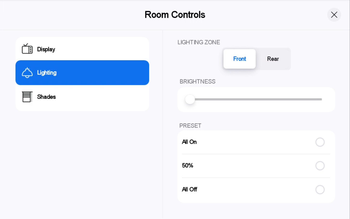 Zoom Rooms for Poly Touch Controller - Light Theme Lights