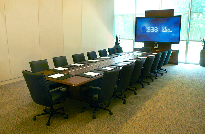 The EBC provides multiple rooms for meetings, briefings, and breakout sessions.