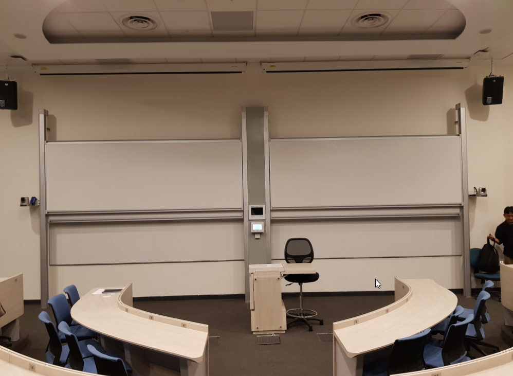 Classroom with videoconferencing system