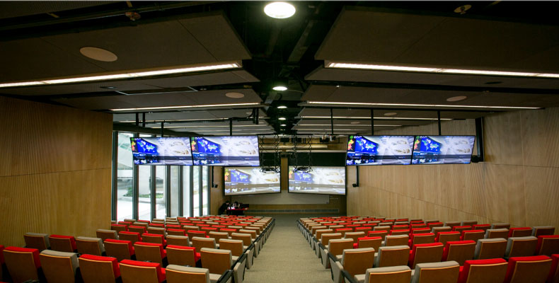 Lecture theater with AV tools