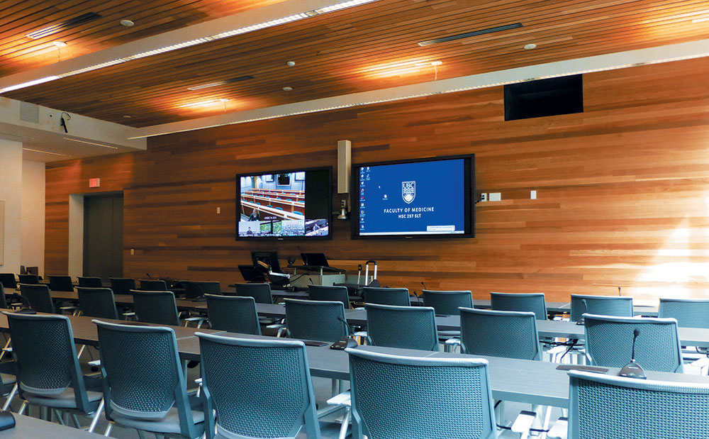 Seminar and Problem Based Learning room layouts vary to accommodate different teaching styles.