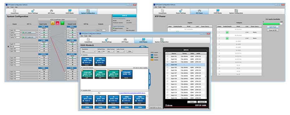 Trimble’s support staff uses XTP System Configuration Software for ongoing system monitoring and management from a laptop.