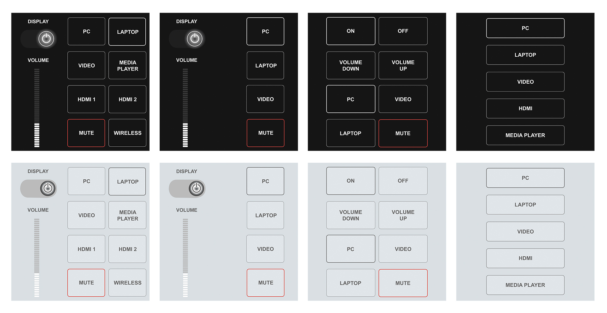 MLC Plus 400 Button Layout