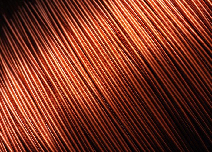 Red copper wire