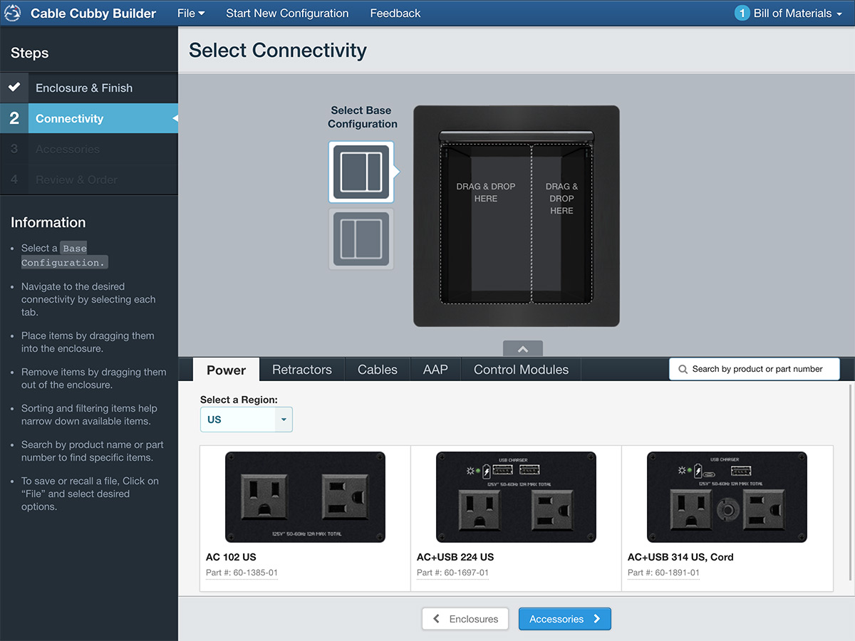 Select Power Module and Placement