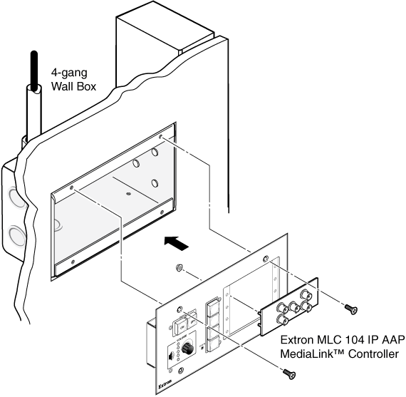 MLC 104 IP AAP System Diagram