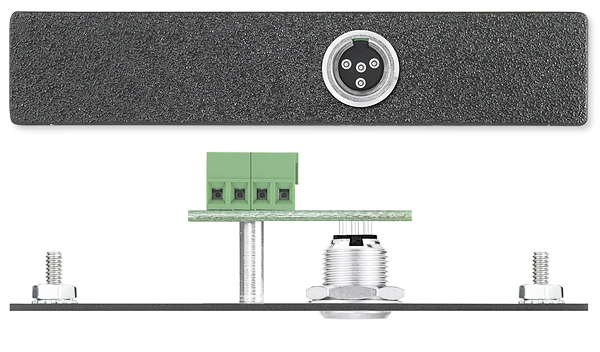 One Mini XLR 4-pin Male to Captive Screw Terminal - Switchcraft