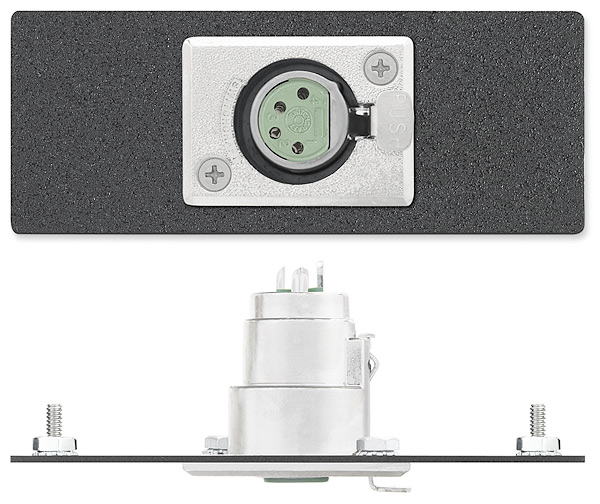 One XLR 4-pin Female to Solder Cups - Switchcraft