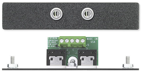 Two 3.5 mm Stereo Mini Jack to Captive Screw Terminal