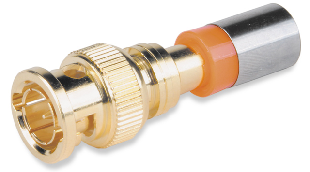 BNC Male Compression Connectors-Gold