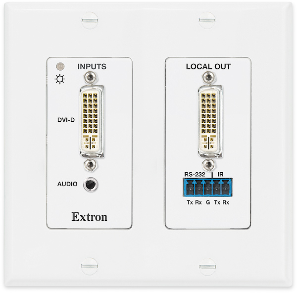 DTP DVI 4K 230 D Tx - Decorator-Style Tx, White - 230 feet (70 m)