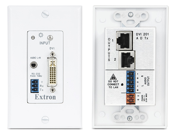 DVI 201 A D Tx - Transmitter - White