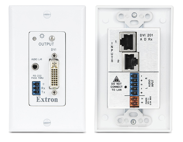 DVI 201 A D Rx - Receiver - White