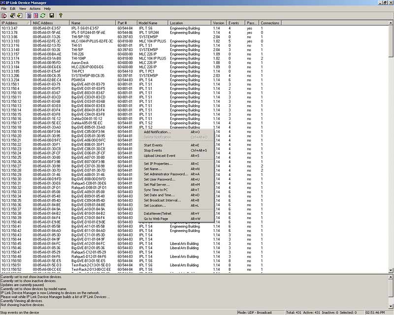 IP Link Device Manager