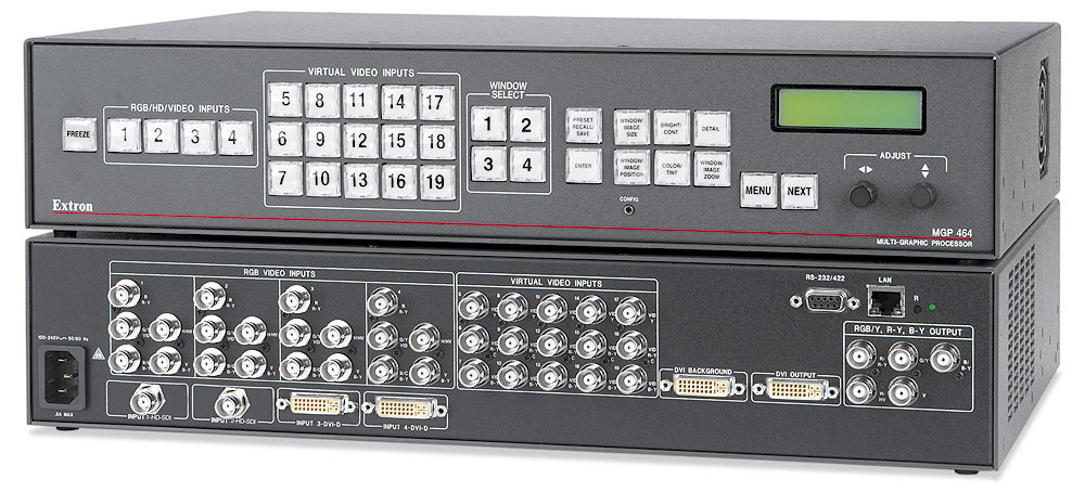 MGP 464 HD-SDI - Four Windows, 2 HD-SDI & 2 DVI Inputs