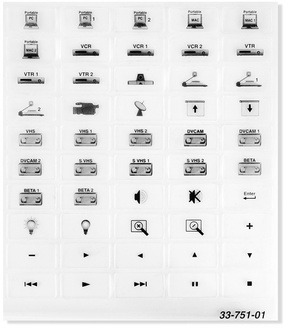 MLC 206 Button Labels