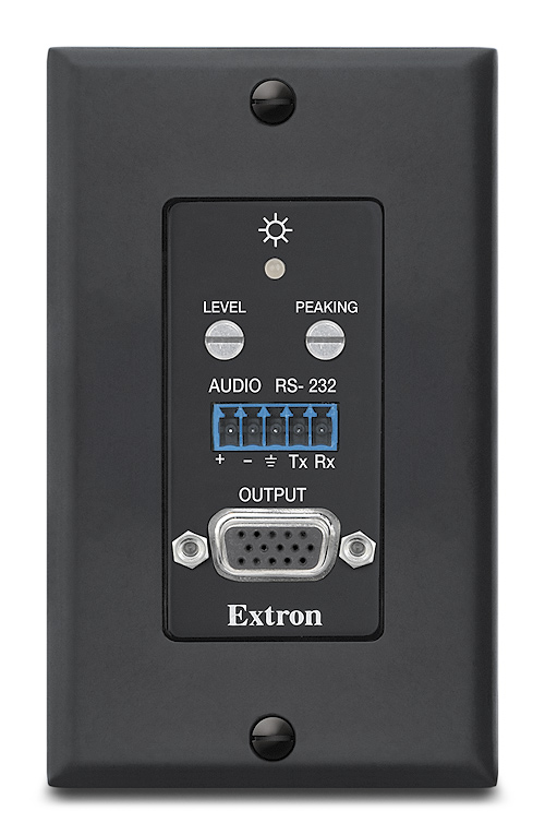 MTP R 15HD RSA D - Receiver, Decorator-Style Wallplate - Black