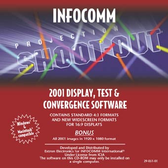 Previous InfoComm Projection Shoot-Out® CD-ROMs