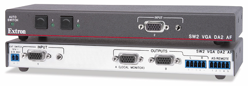 SW2 VGA DA2 AF - Front & Rear Inputs