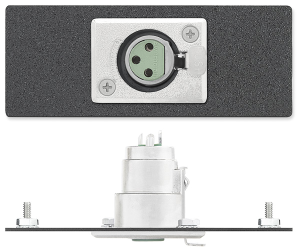 One XLR 3-pin Female to Solder Cups - Switchcraft