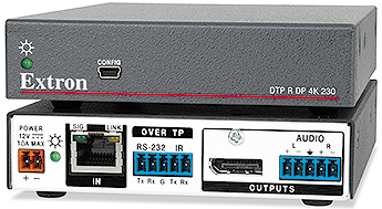 The Extron DTP R DP 4K 230