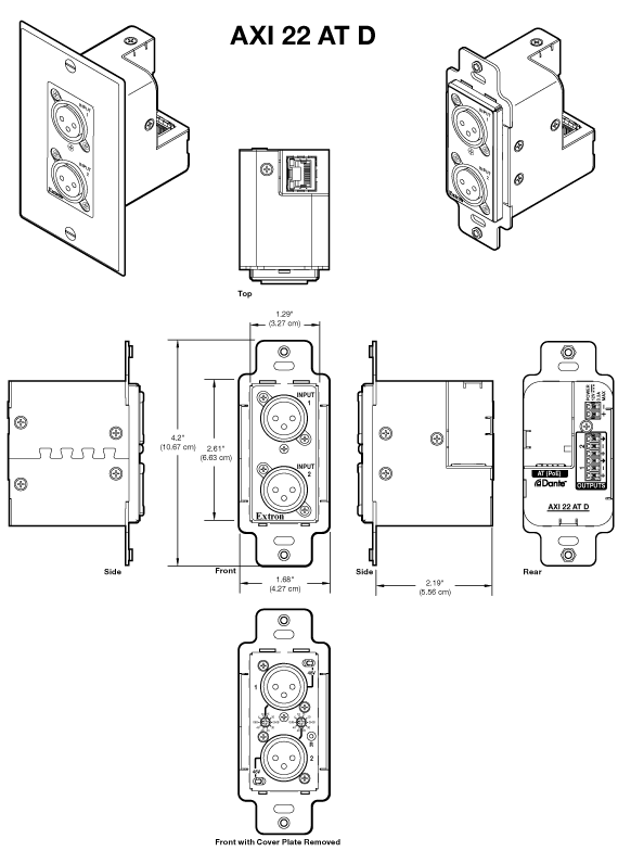 AXI 22 AT D Panel Drawing